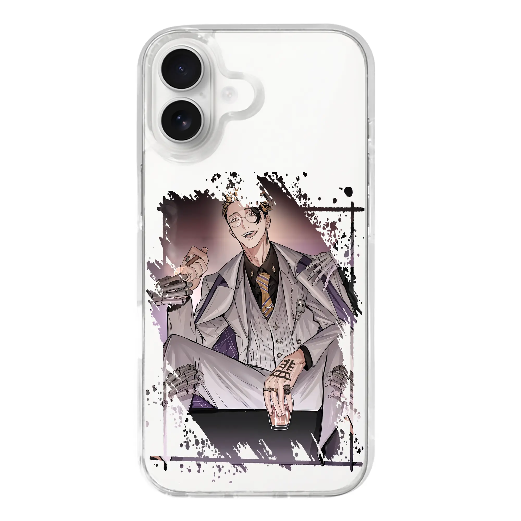 東京リベンジャーズ グッズ,半間修二 - iPhone 17シリーズ 透明スマホケース – 薄型・耐衝撃・精密フィット保護カバー